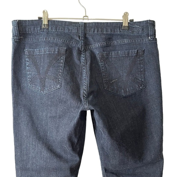 Kut From The Kloth 14 Skinny Jeans Dark Blue Denim Mid Rise Stretch Slim - Picture 8 of 9